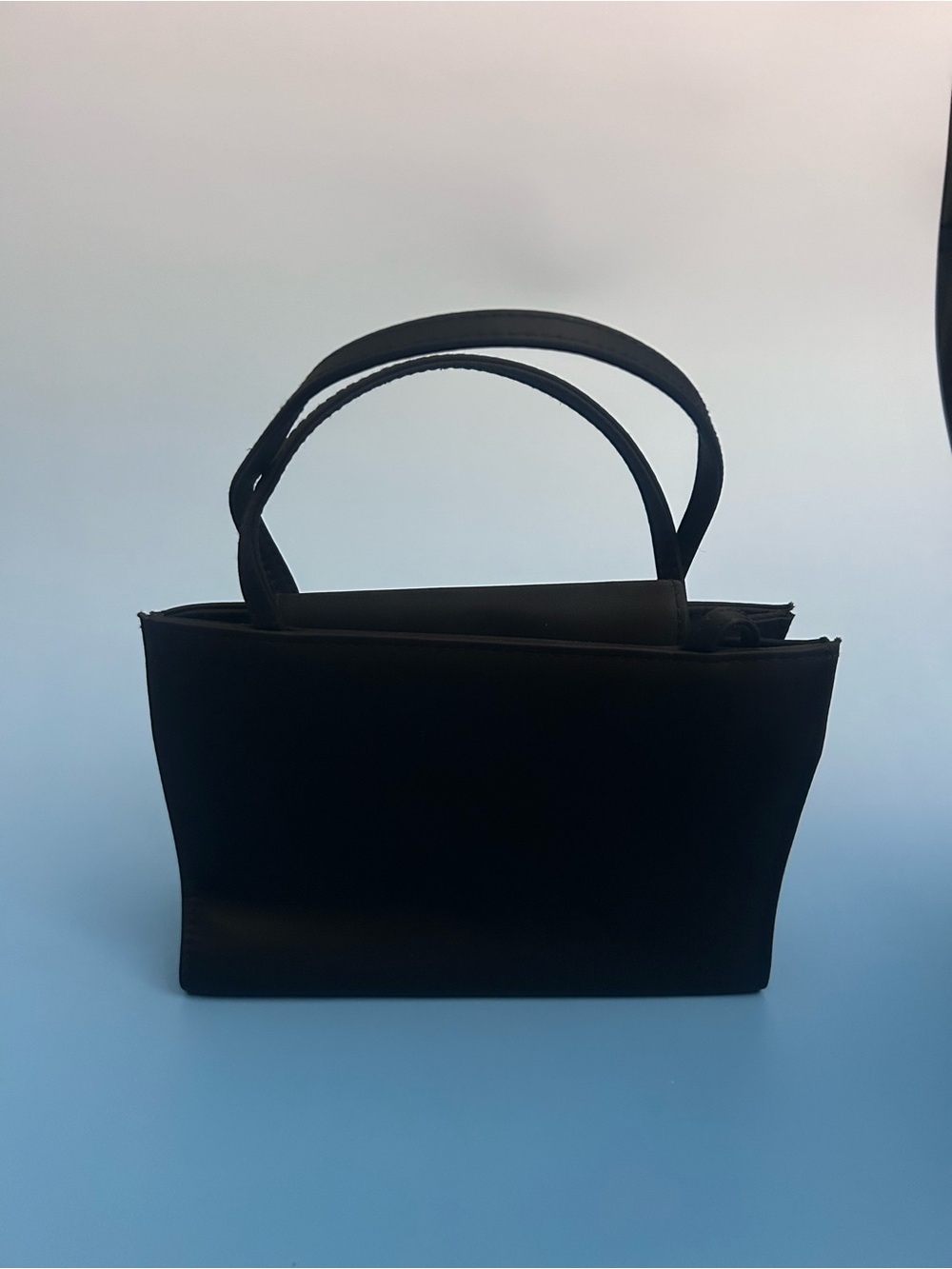 Classic Black Top-Handle Women's Small Purse